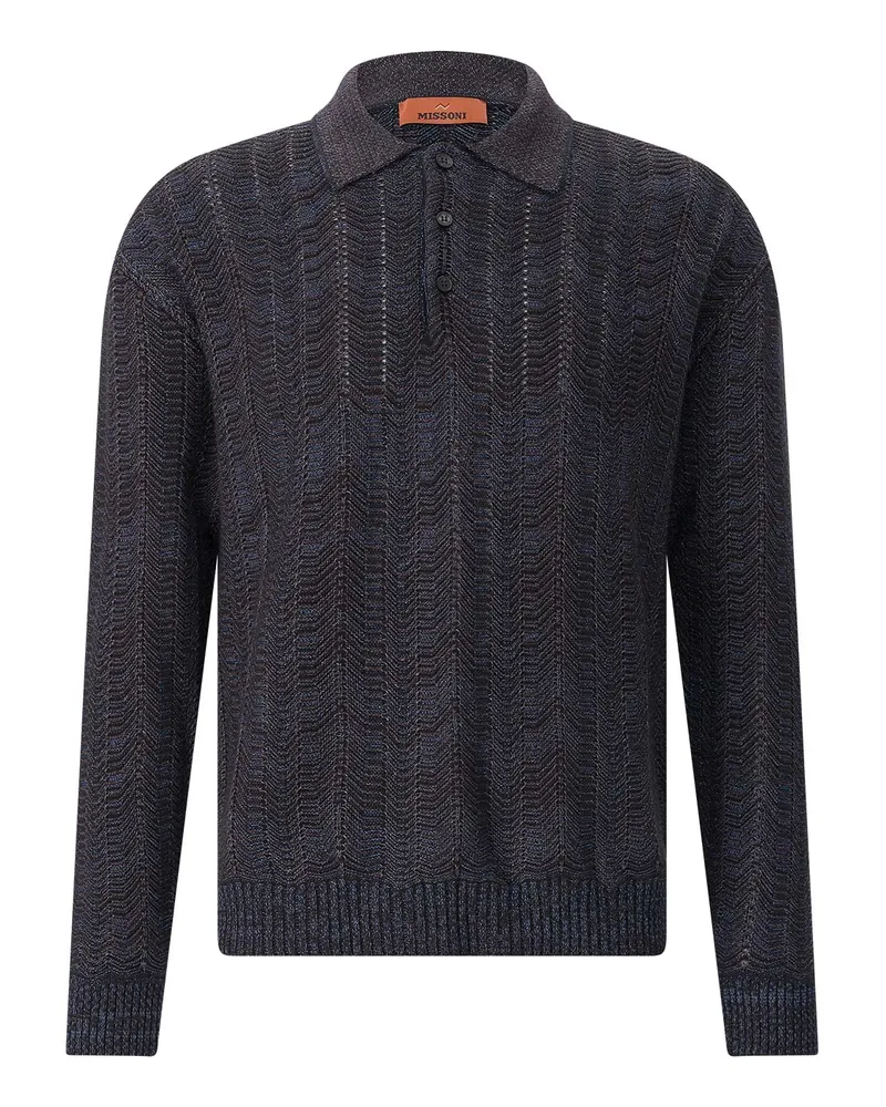 Missoni Pullover aus Wollmix Dunkelblau