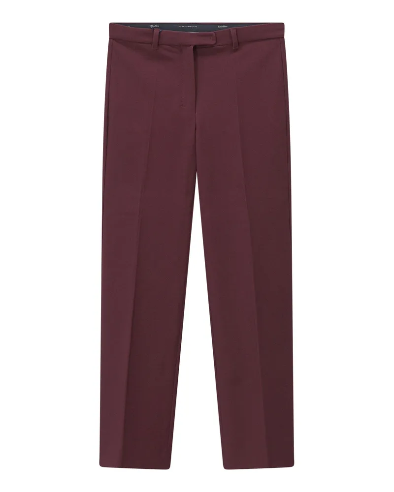 Max Mara Stoffhose Umanita Dunkelrot