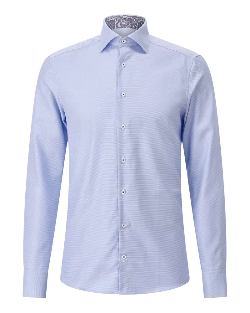 Stenströms Slim-Fit Hemd Blau