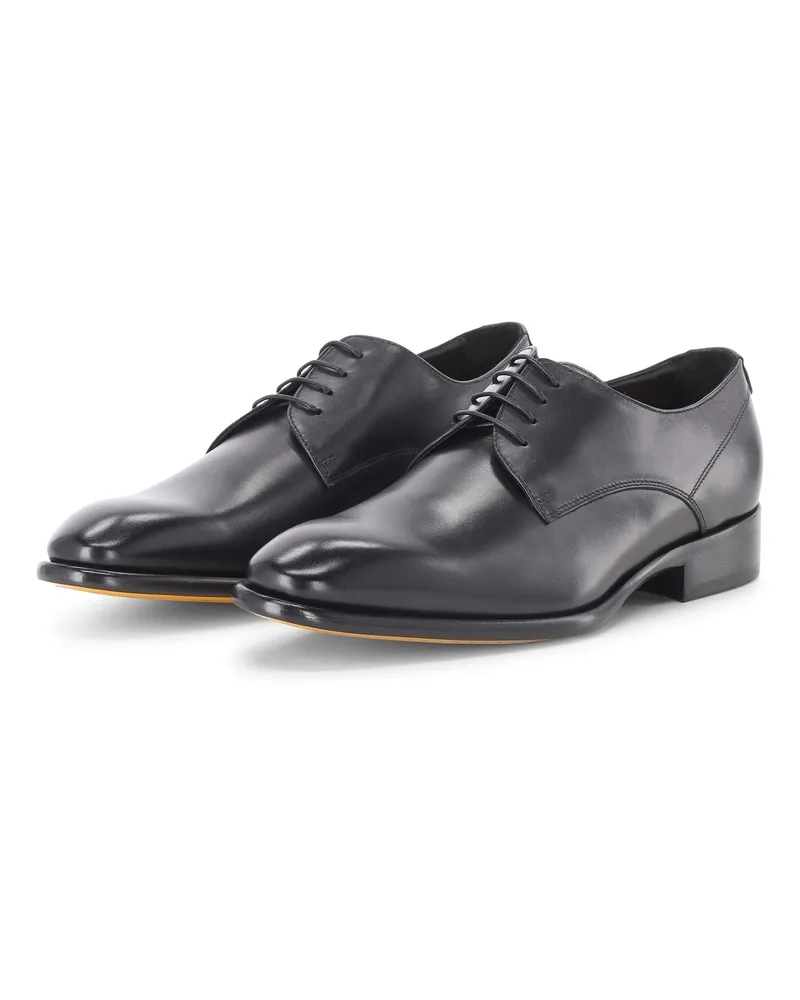 Doucal´s Schnürschuh aus Glattleder Schwarz
