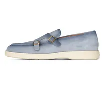 Doppel-Monkstraps aus Veloursleder