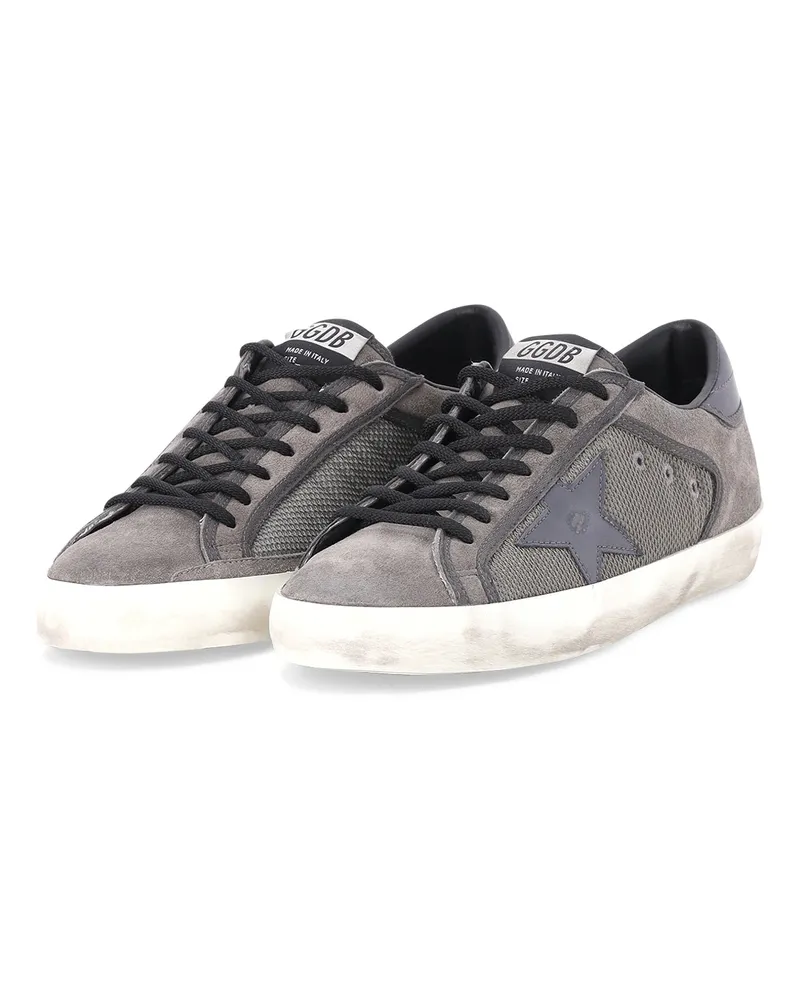 Golden Goose Sneaker aus Veloursleder Grau