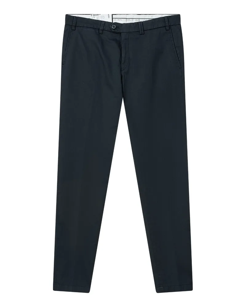 Hiltl Chinohose aus Baumwolle Dunkelblau