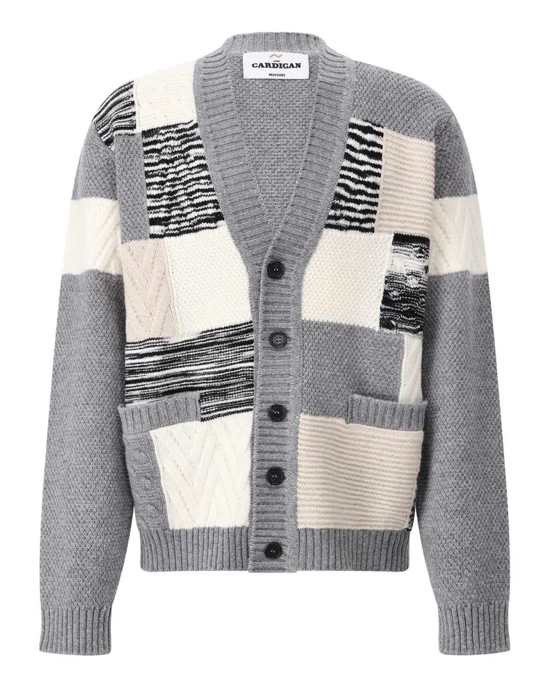 Missoni Strickjacke aus Wolle Grau