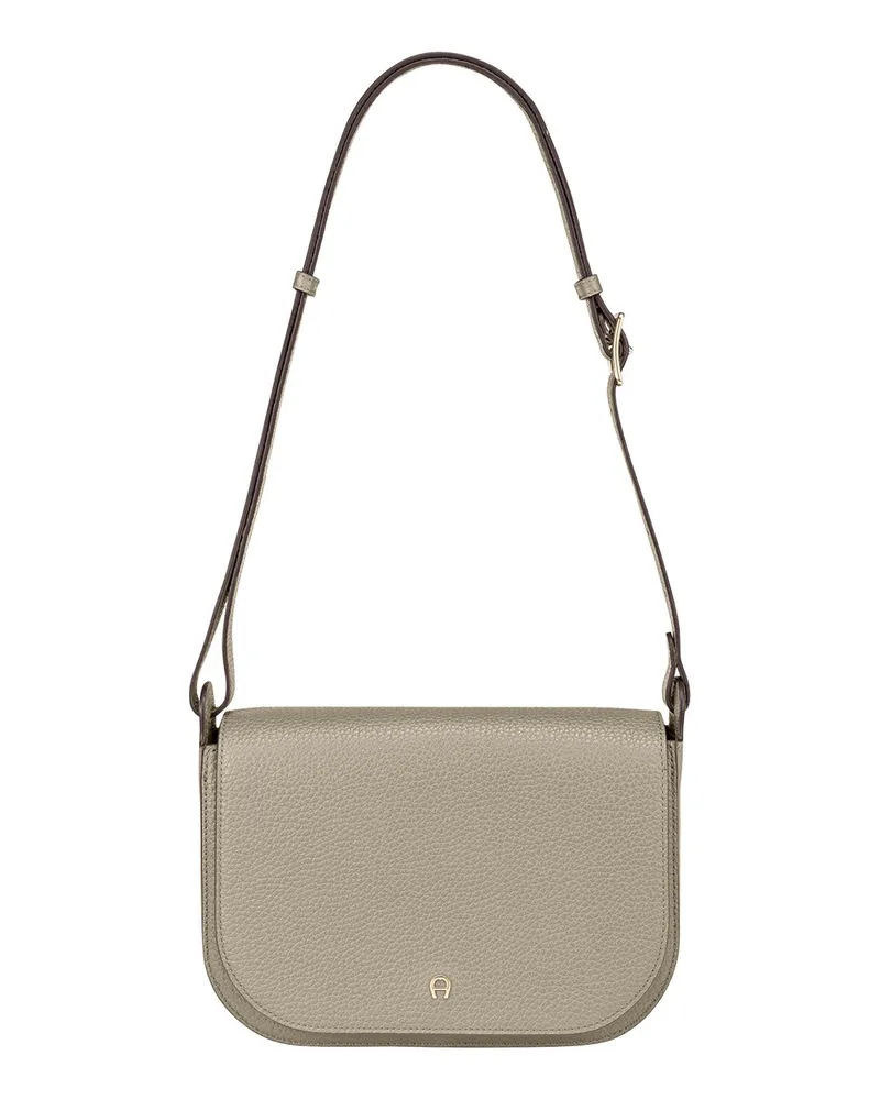 Aigner Umhängetasche Pura aus Leder Beige