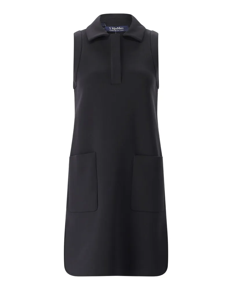 Max Mara Minikleid aus Baumwollmix Schwarz