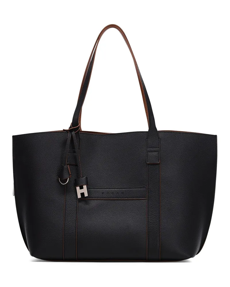Hogan Schultertasche aus Leder Schwarz
