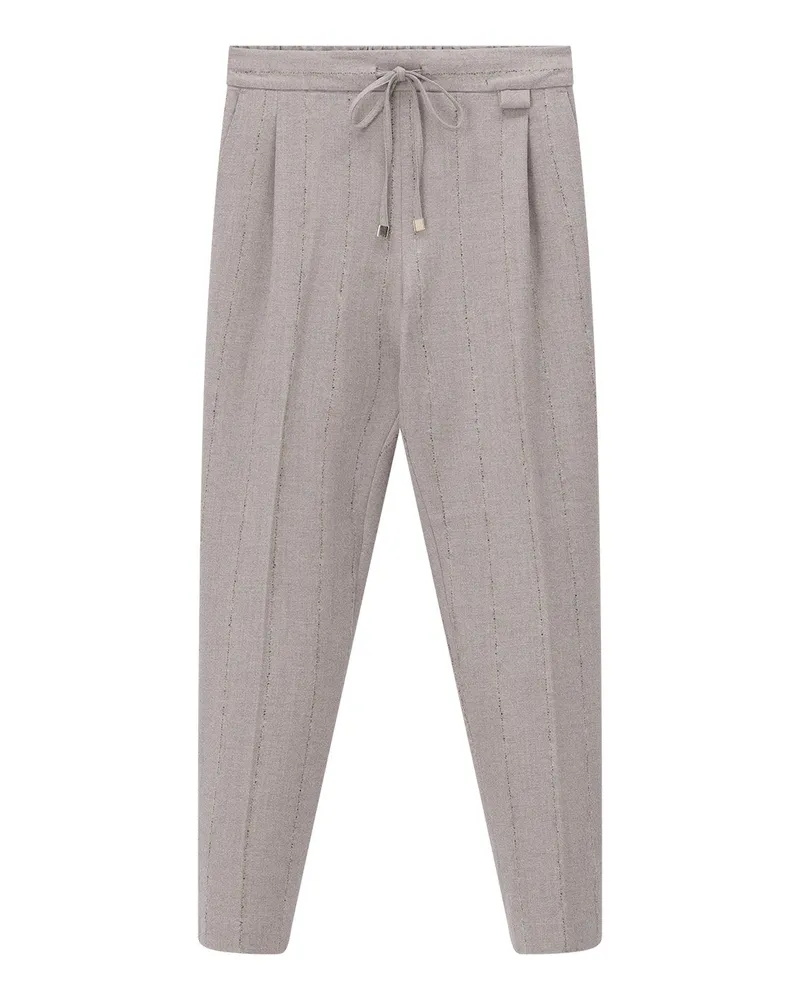 Fabiana Filippi Stoffhose aus Wolle Grau