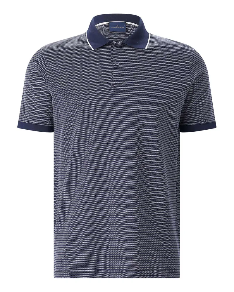Paul & Shark Poloshirt aus Baumwolle Blau
