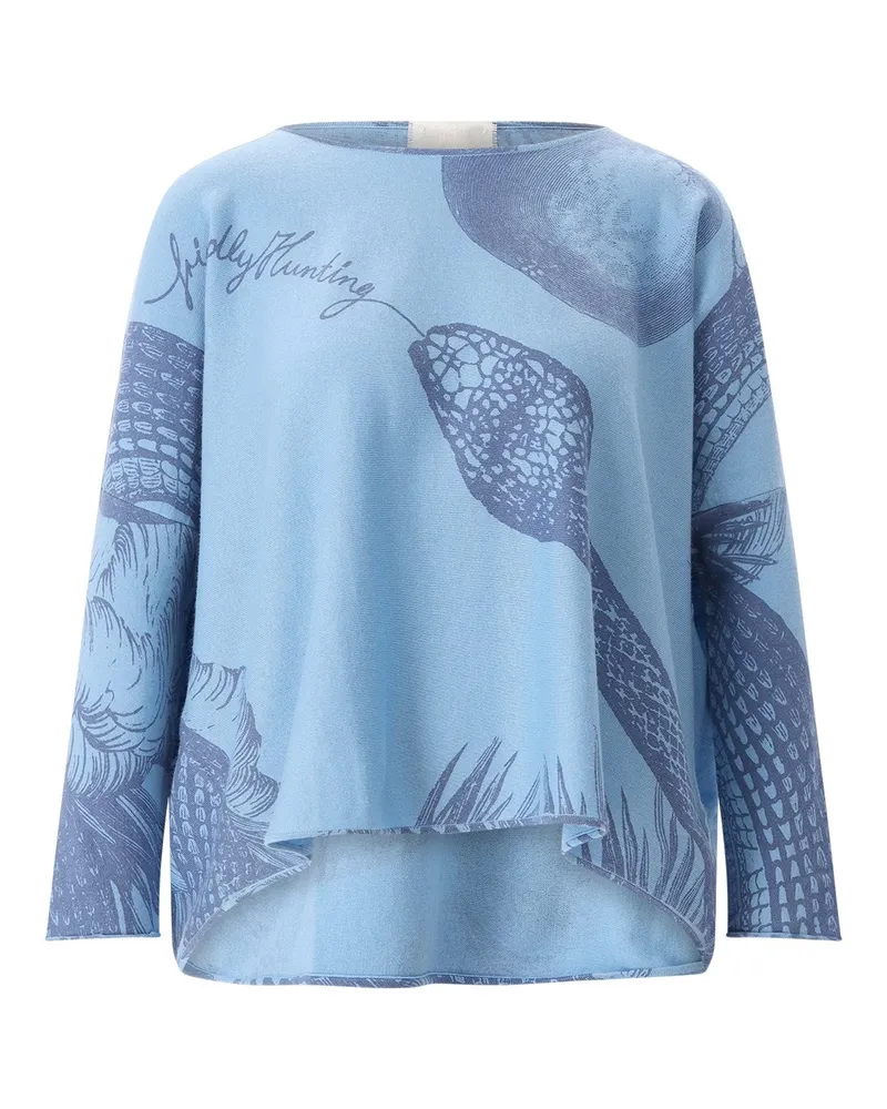 Friendly Hunting Pullover Imara mit Muster Blau