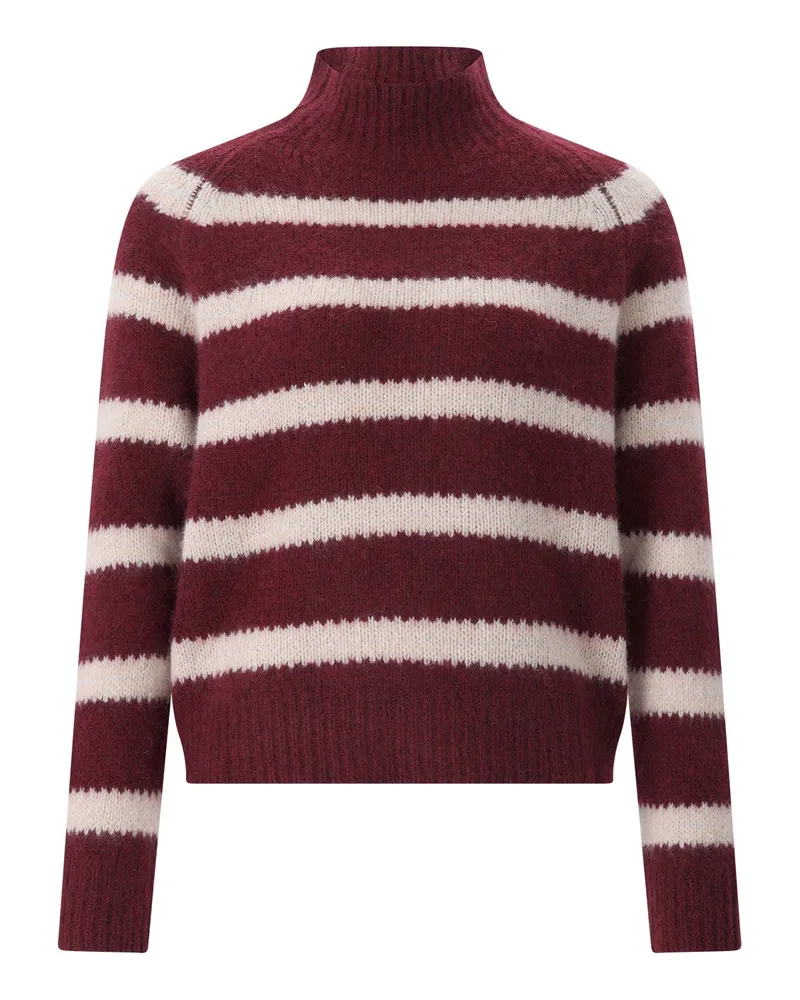 Stephan Boya Pullover Quinn Nimbus aus Kaschmir Rot