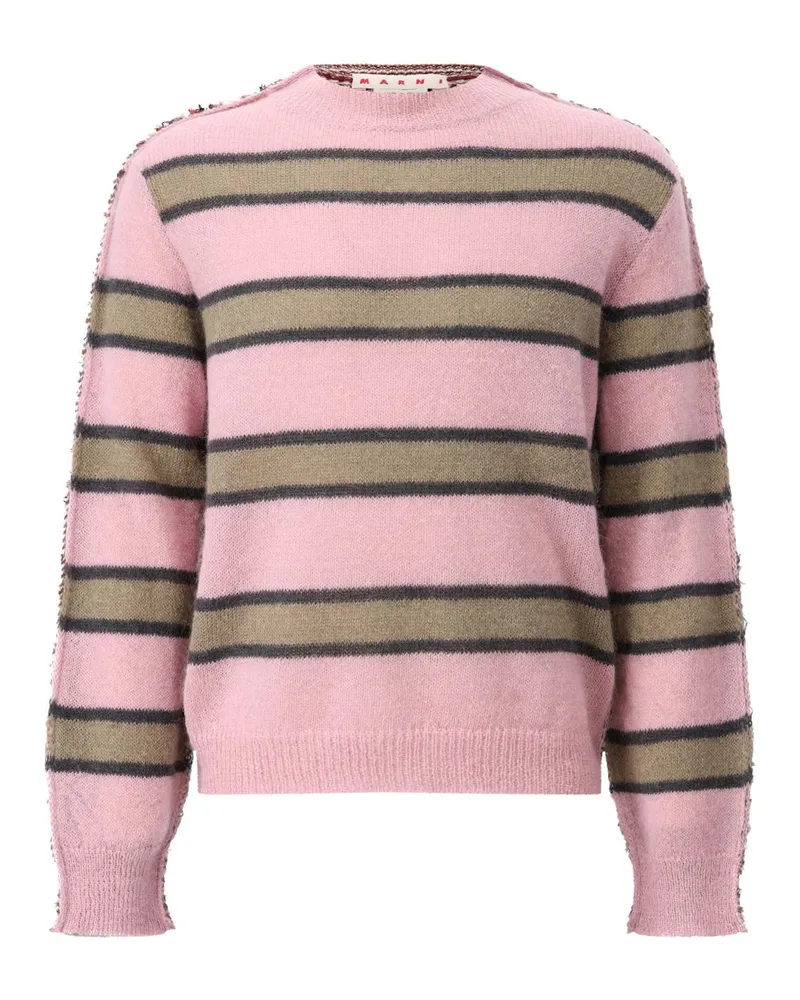 Marni Strickpullover aus Mohairwolle Rosa