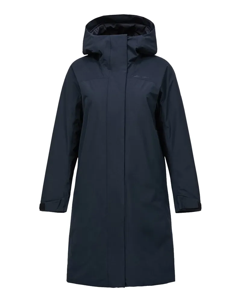 Peak Performance Parka Treeline mit Kapuze Navy