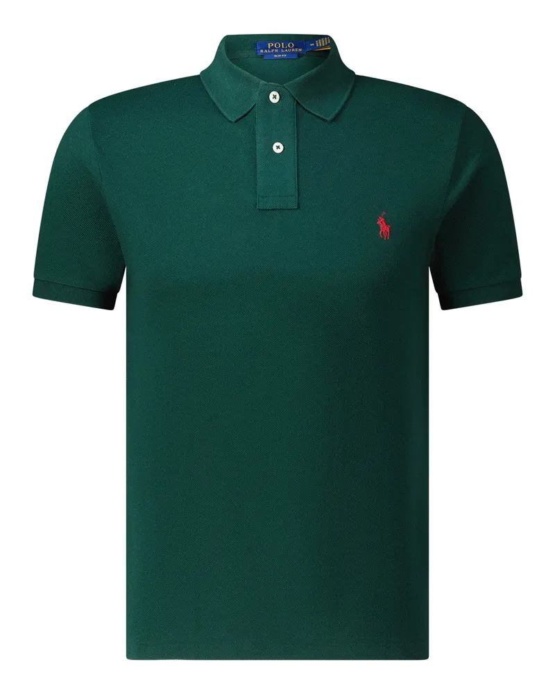 Ralph Lauren Slim-Fit Poloshirt Dunkelgrün