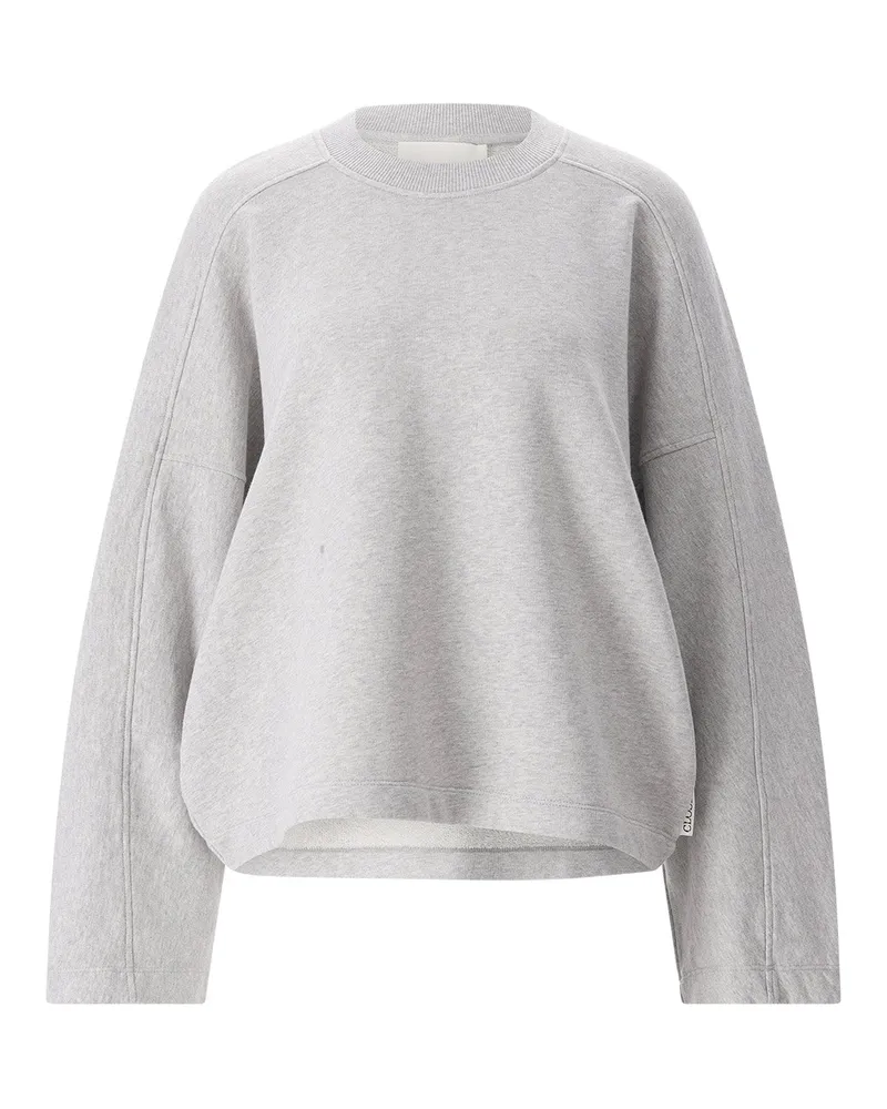 Closed Sweatshirt mit Raffung Grau