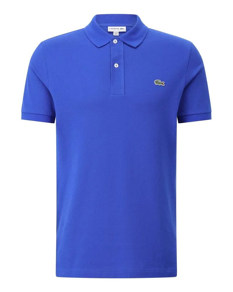 Lacoste Slim Fit Polo-Shirt mit Logo Blau