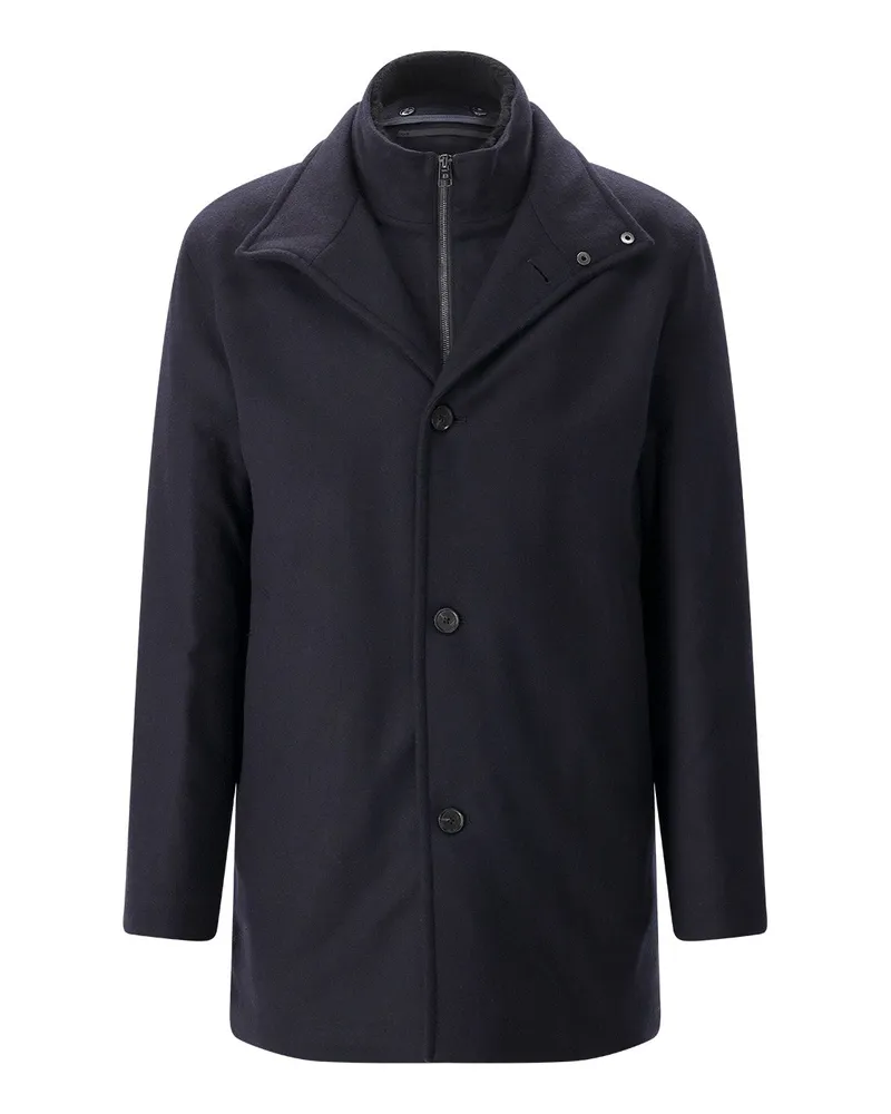 Dressler Mantel aus Kaschmir-Mix Navy