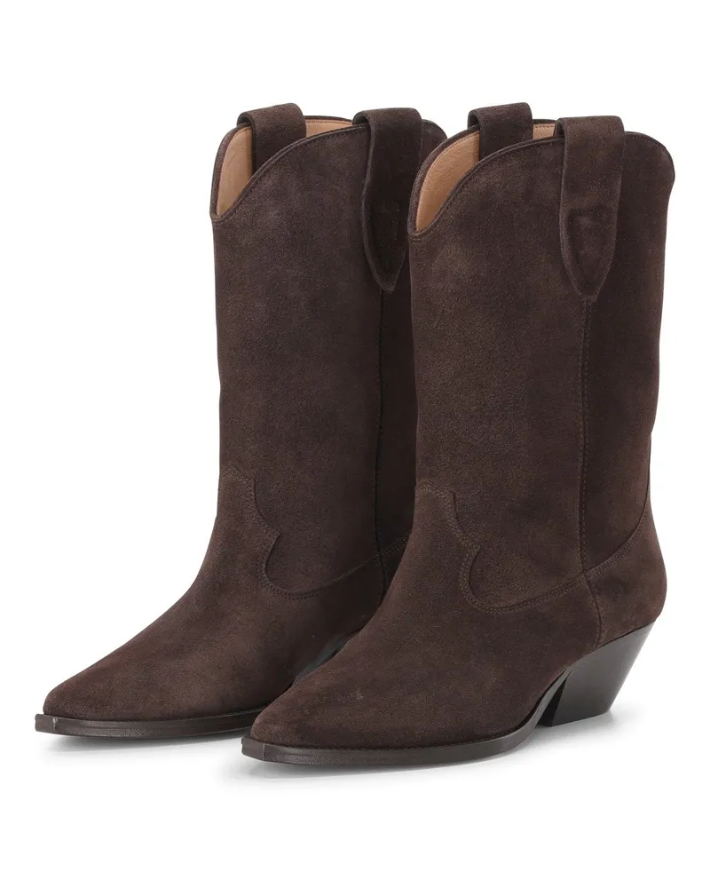 Isabel Marant Cowboy Stiefel Duerto Dunkelbraun