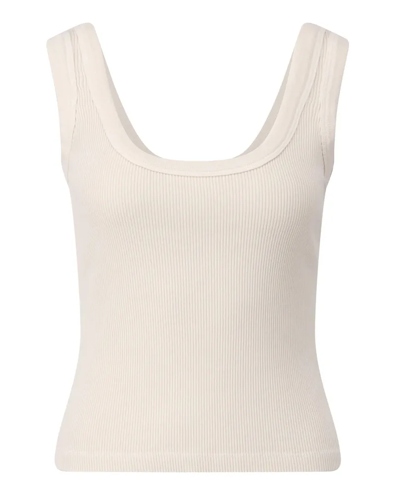 Citizens of humanity Geripptes Crop-Top Faye Creme