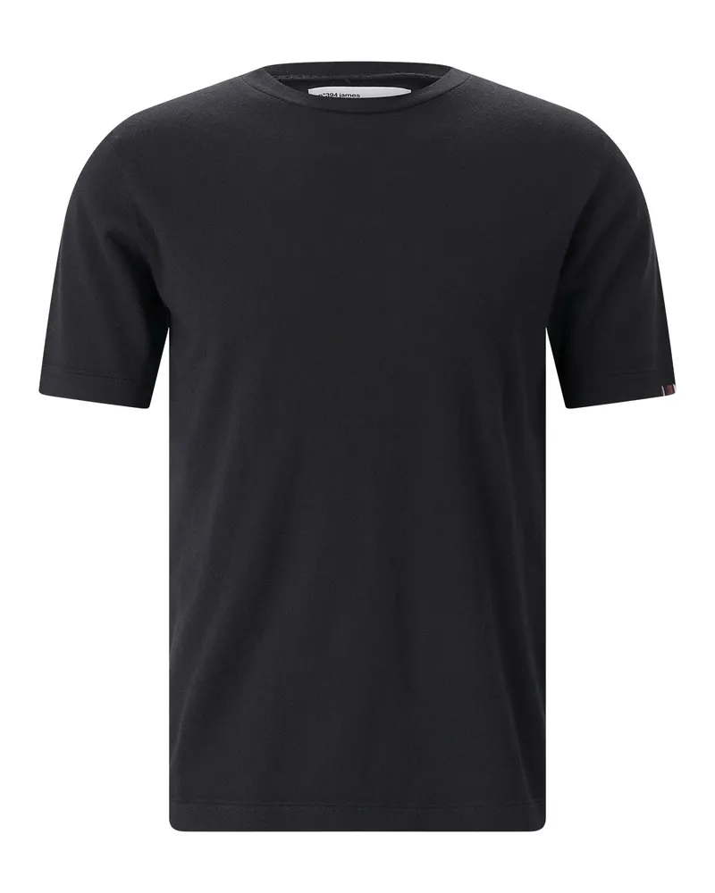 extreme cashmere Shirt James aus Kaschmir-Mix Schwarz