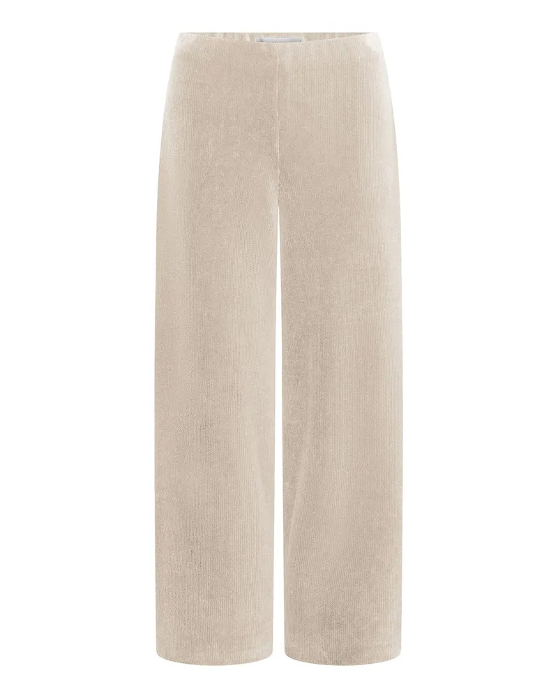 RAFFAELLO ROSSI  Cordhose Sally aus Baumwoll-Mix Creme