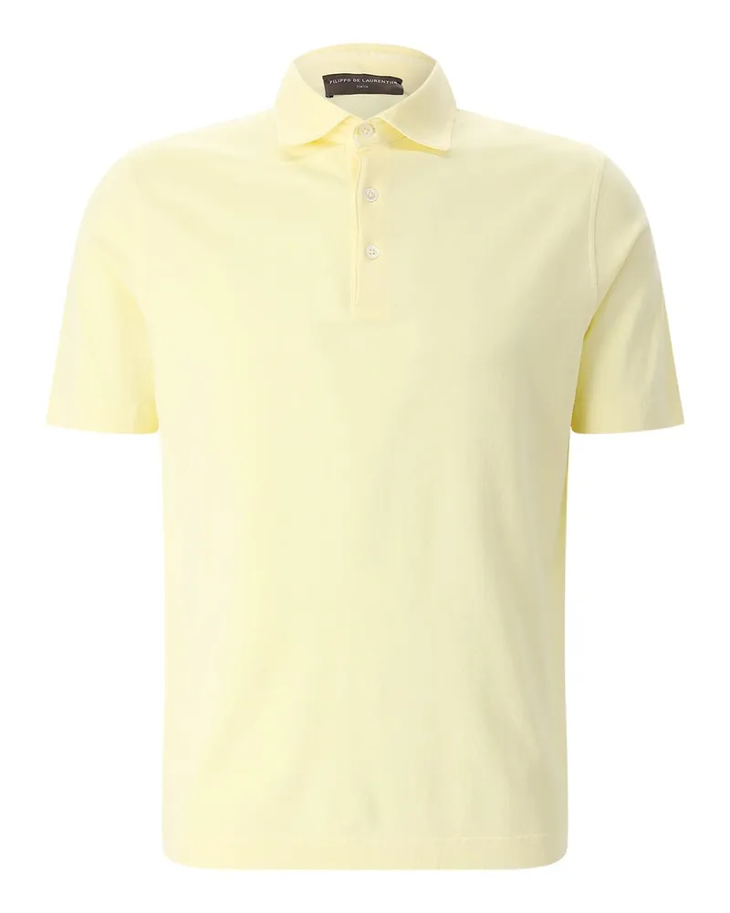 Filippo de Laurentiis Poloshirt Jervin aus Baumwolle Gelb