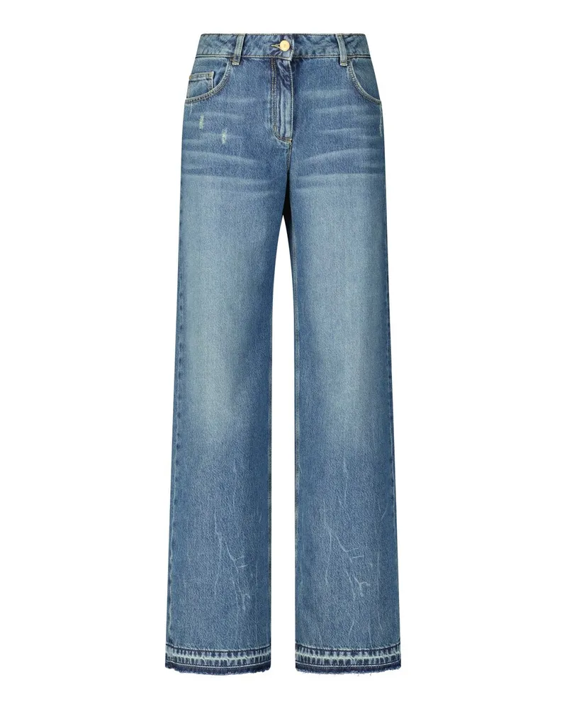 Luisa Cerano Wide-Leg Jeans Blau