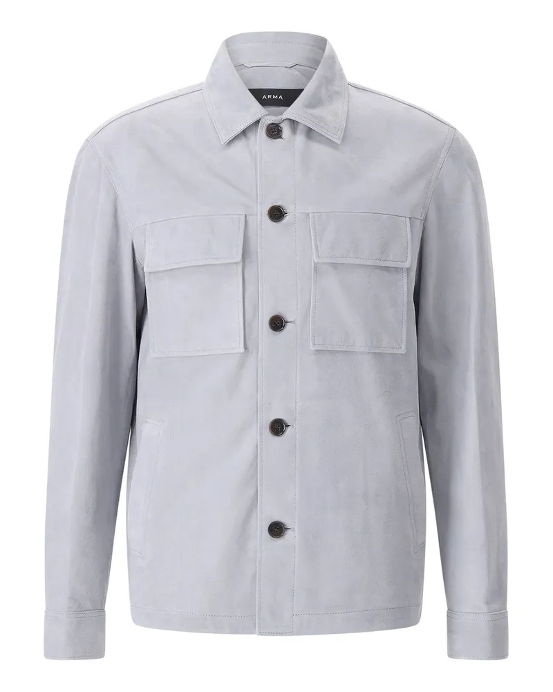 Arma Jacke Mex aus Veloursleder Hellblau