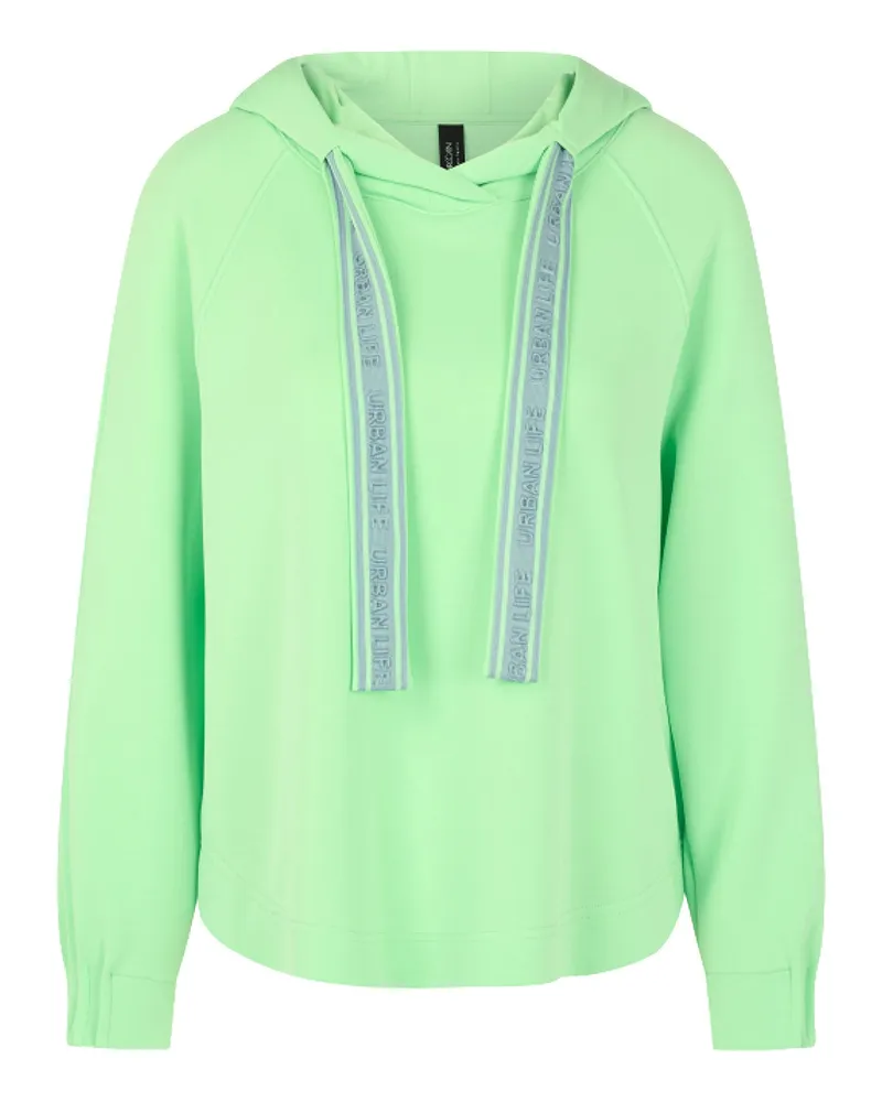 Marc Cain Hoodie aus Jersey Hellgrün