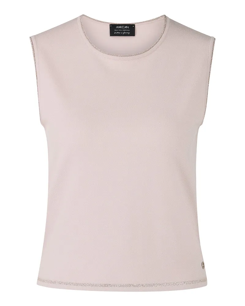 Marc Cain Top mit verzierten Nähten Rosa