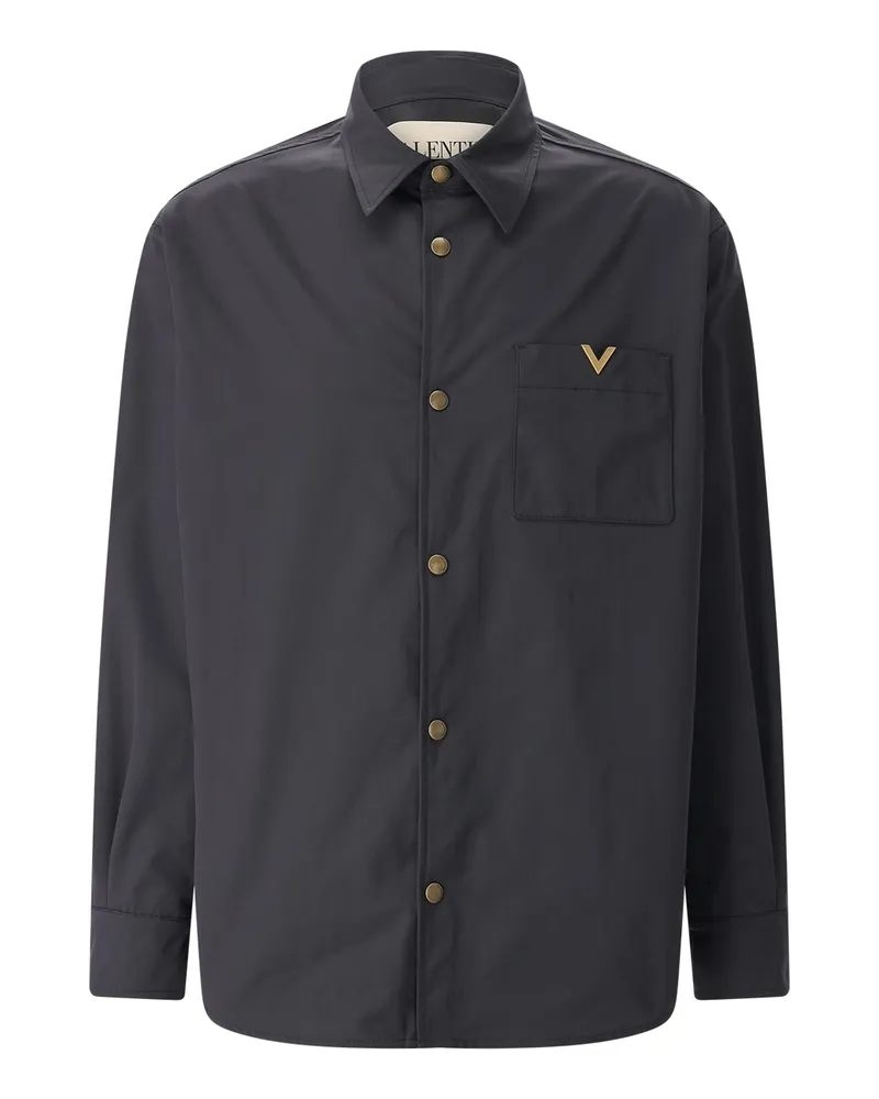 Valentino Garavani Jacke mit Logo Schwarz