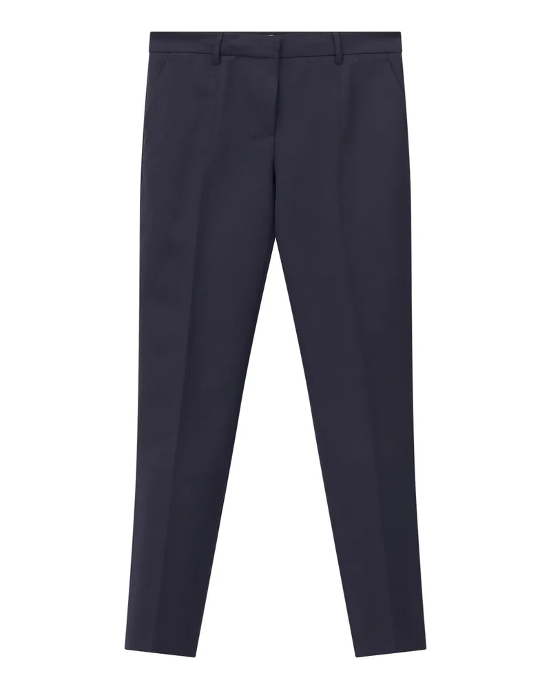 Gabriela Hearst Stoffhose Francisco Navy