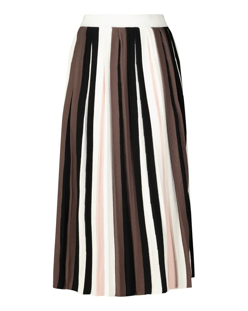 Max Mara Midirock Pleiadi im Streifen-Design Multicolor