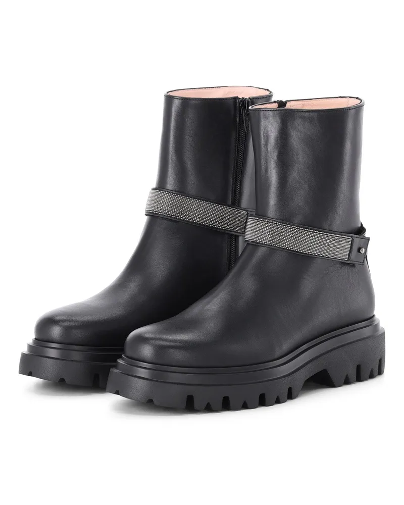 Fabiana Filippi Boots mit Schmuckdetails Schwarz