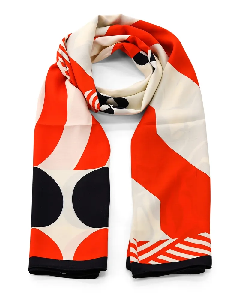 Dries van Noten Tuch mit Muster Multicolor
