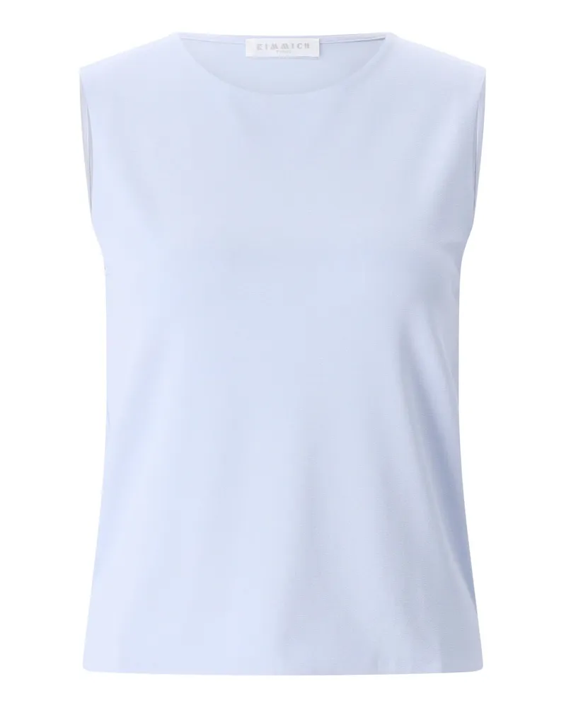 Kimmich Trikot Leichtes Top aus Viskose-Crêpe Blau