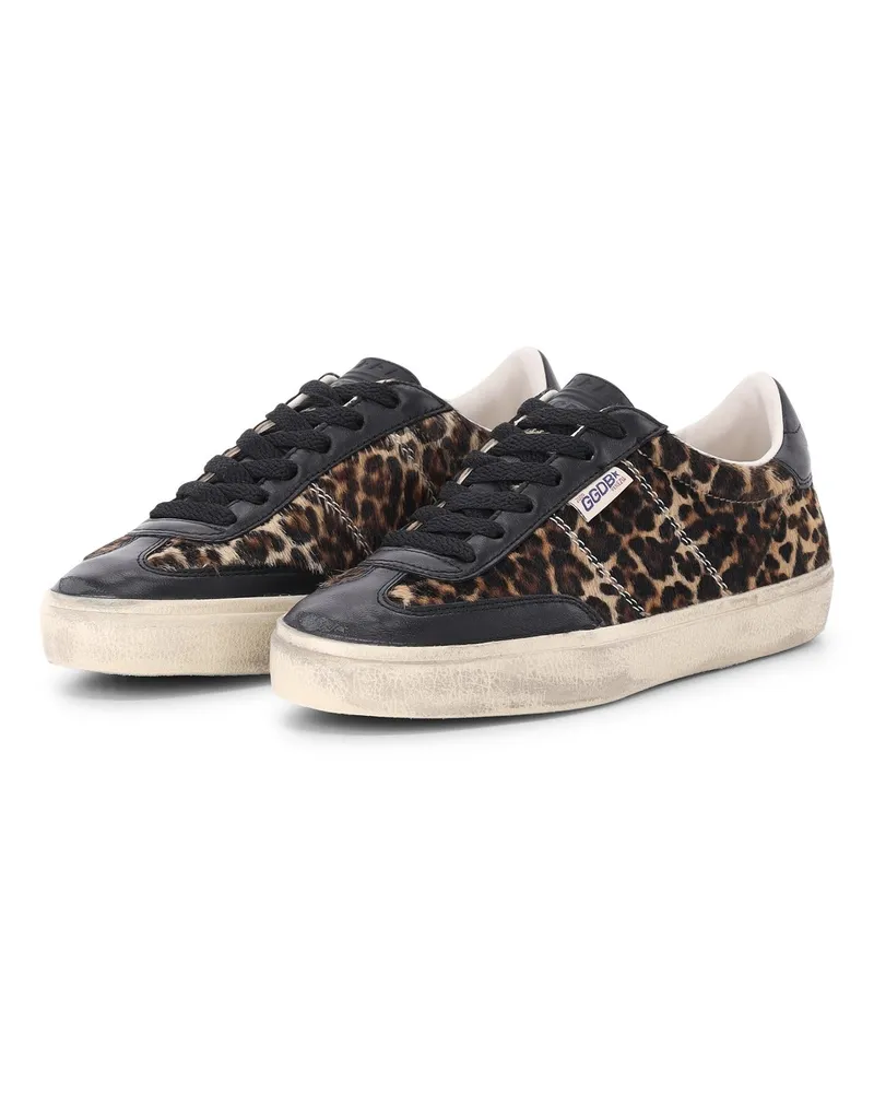 Golden Goose Sneaker Soul Star mit Animalprint Braun