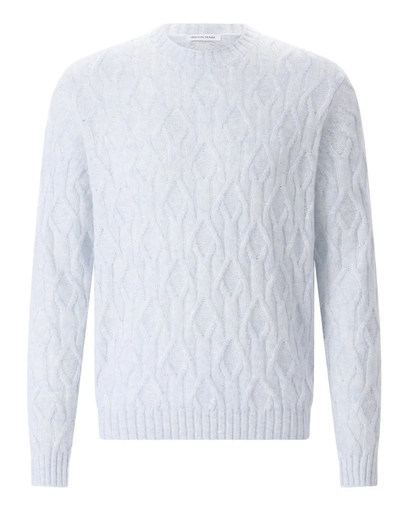 Iris von Arnim Pullover Aarno aus Kaschmir & Seide Hellblau