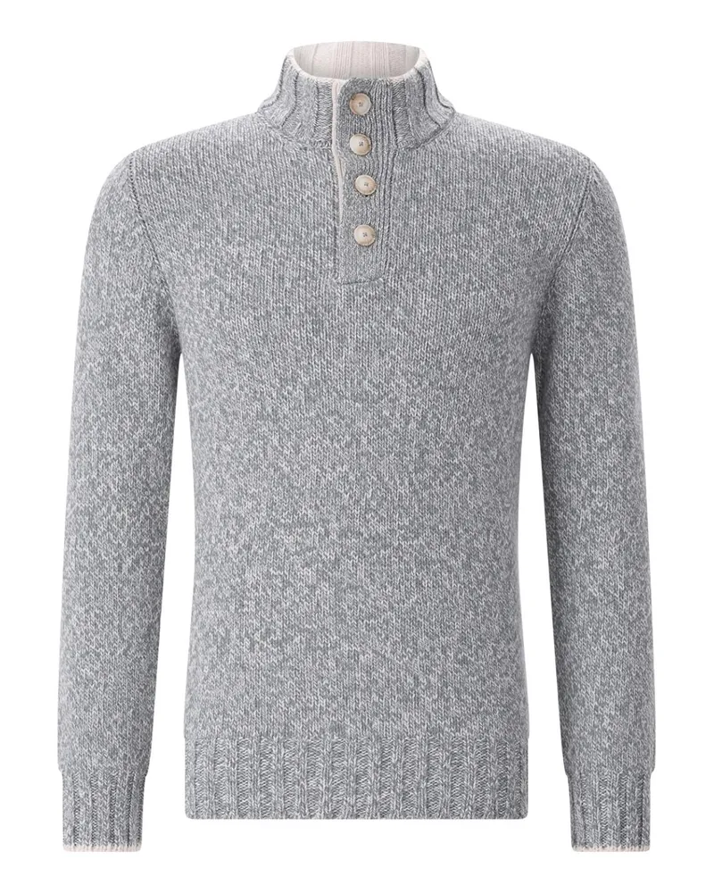 Gran Sasso Pullover aus Schurwolle Graugrün