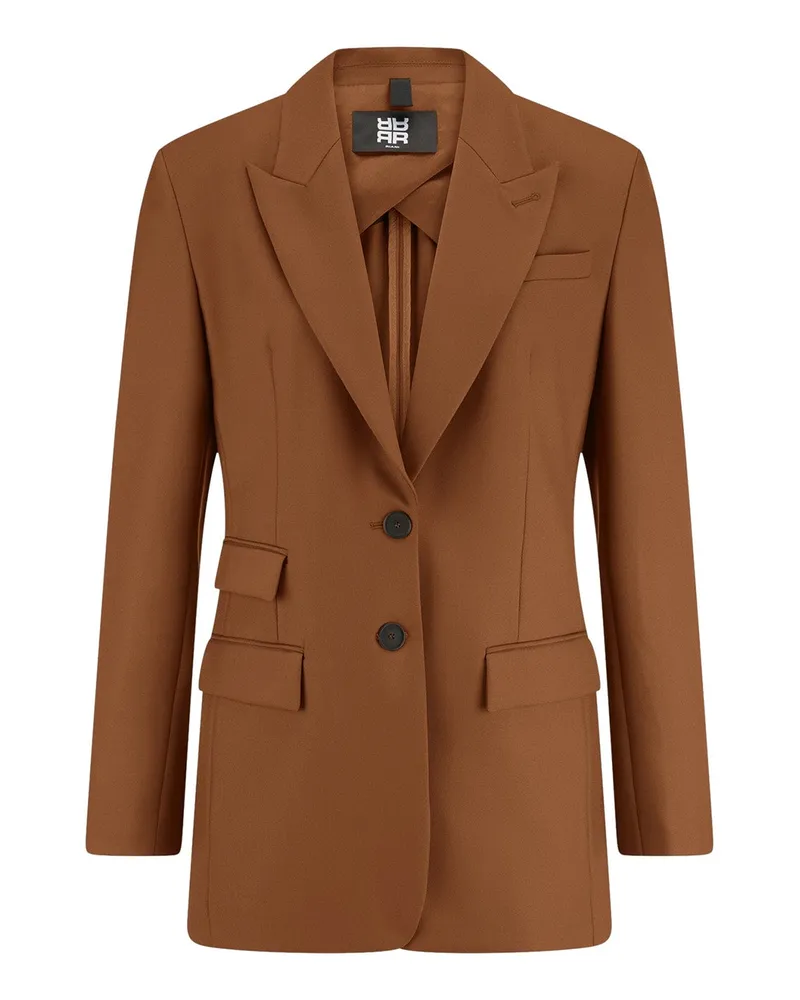 Riani Blazer aus Viskose-Mix Braun