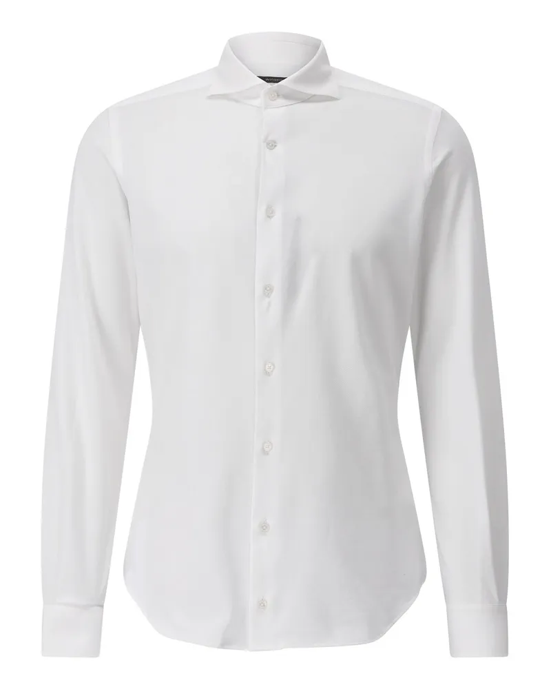 windsor. Slim-Fit Hemd Laze Weiß