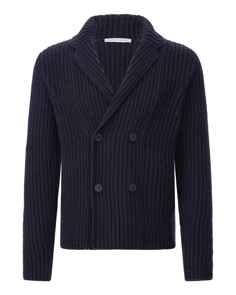 Iris von Arnim Strickjacke Arvada aus Kaschmir Dunkelblau