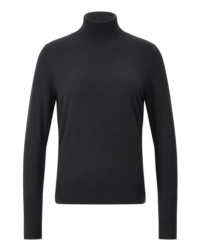 windsor. Rollkragenpullover aus Schurwolle Schwarz