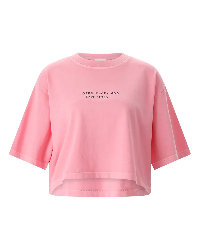 Closed T-Shirt mit Print Rosa