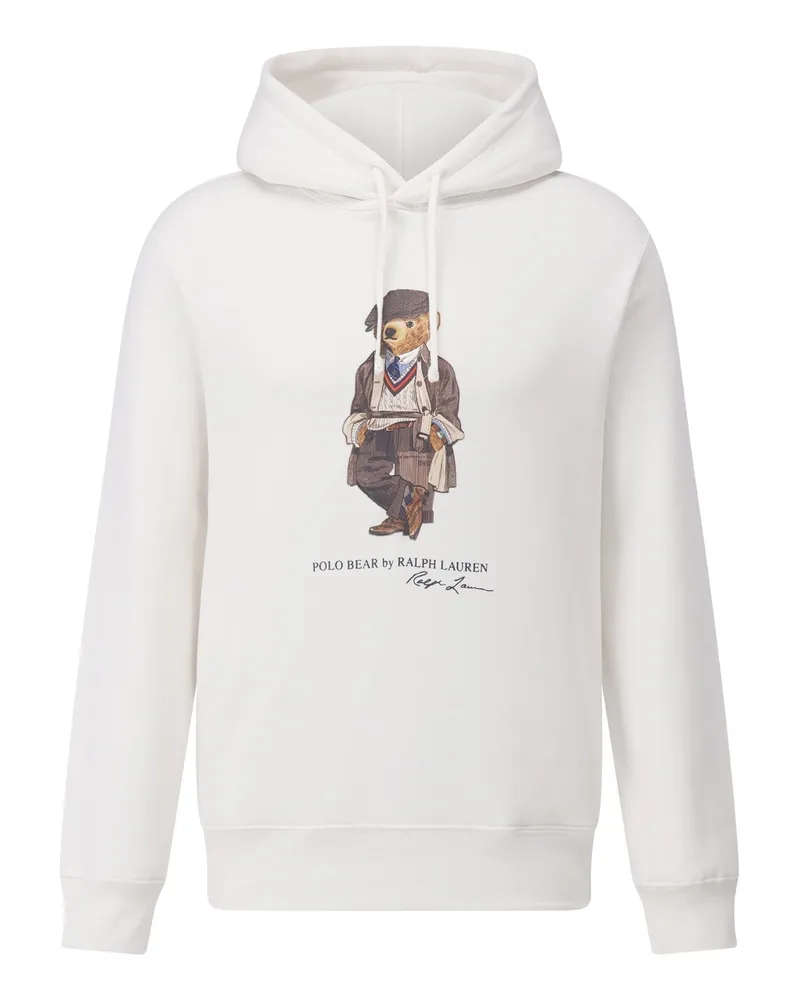 Ralph Lauren Kapuzenpullover mit Print Weiß