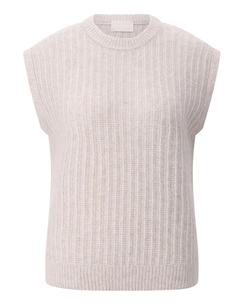 hemisphere Pullunder aus Kaschmir-Mix Beige