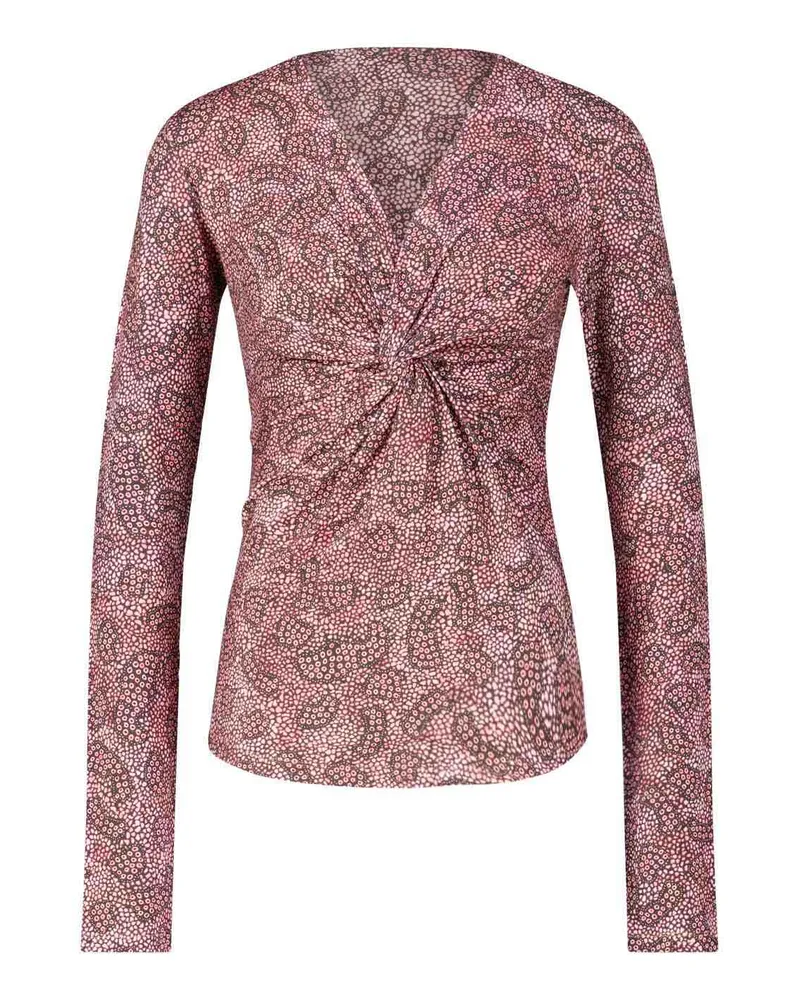 Isabel Marant Langarmshirt mit Taillierung Pink