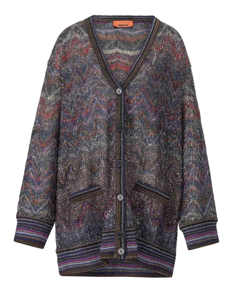 Missoni Strickjacke in glitzerndem Design Multicolor