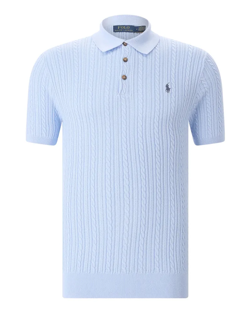 Ralph Lauren Poloshirt mit Logo Hellblau