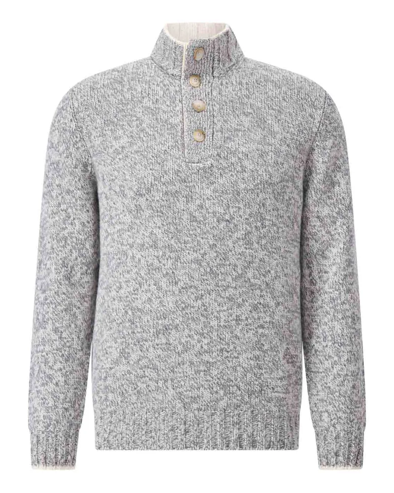 Gran Sasso Pullover aus Schurwolle Grau